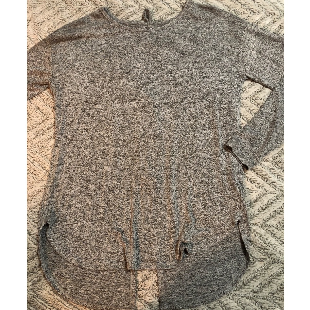 Oversized open back sweater